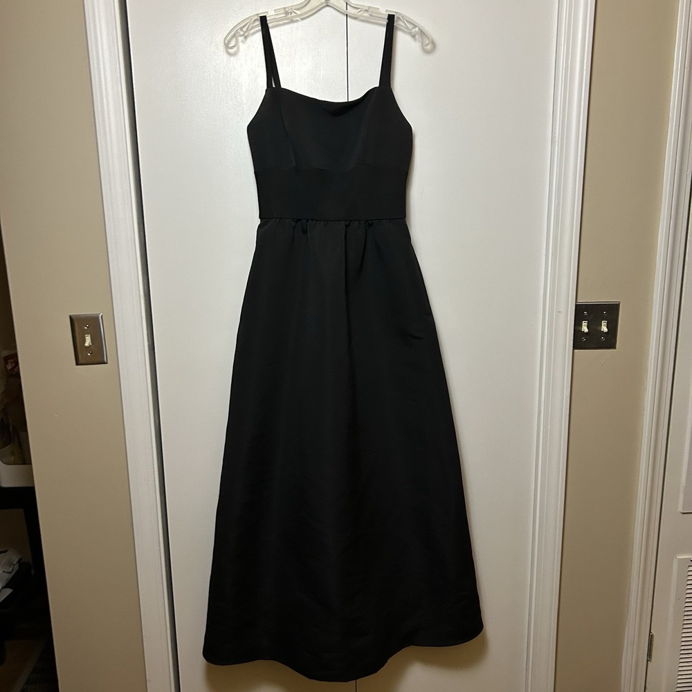 Amsale Women's Size 6 Black Ever Bridesmaid Wedding Sleeveless Dress GB196A